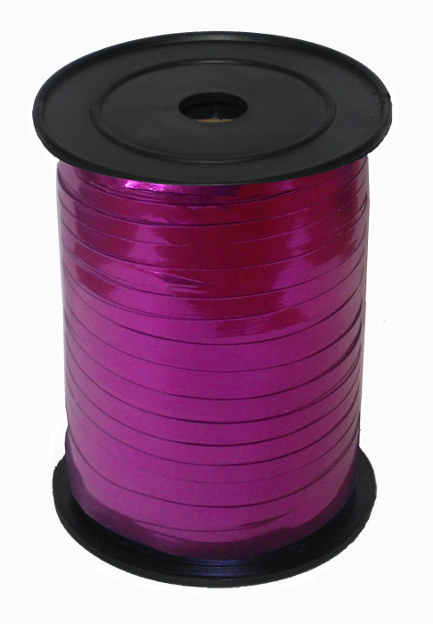 Лента металлизированная Малиновая