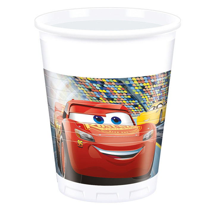 Стаканы пластиковые "Тачки 3" / Cars 3